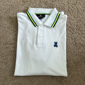 Psycho Bunny Polo White Size 6